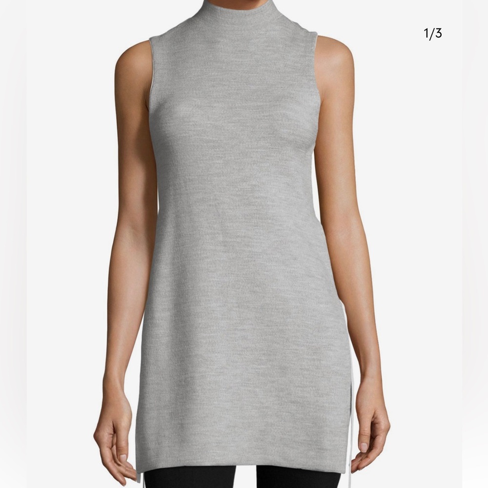Alice + Olivia Alvera Mock-Neck Tunic with Ties